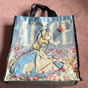 Loungefly Alice In Wonderland reusable tote NWT